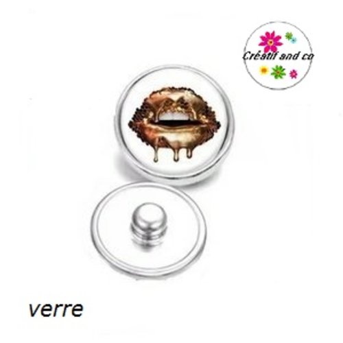 Bouton pression kiss or