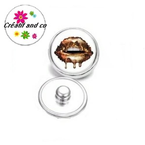 Bouton pression kiss or
