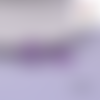 Breloque estampe fleur de lys mauve 20mm