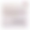 Breloque estampe papillon blanc 15mm