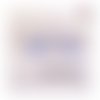 Breloque estampe papillon bleu 15mm