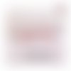 Breloque estampe papillon rose 15mm