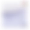 Breloque estampe blanche 22mm