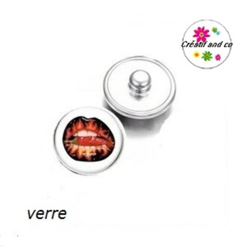 Bouton pression kiss et son piment