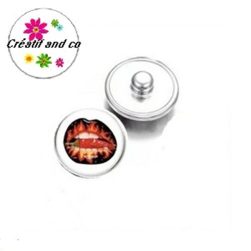 Bouton pression kiss et son piment