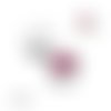 Bouton pression kiss rose