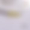 Breloque estampe losange jaune 20mm