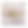Breloque estampe goutte vert clair 15mm