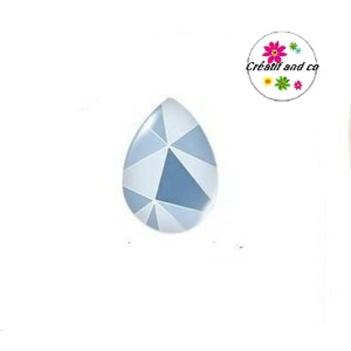 Cabochon goutte motif géomètrique 18x25mm