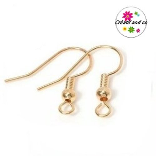 X50 attaches boucles d'oreilles dormeuses dorées