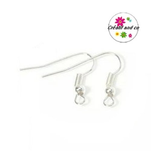 X50 attaches boucles d'oreilles dormeuses argentées