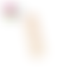 Pendentif  trio cabochon rond rose gold 12mm