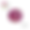 Cabochon vague fuchsia, mauve et or résine 20mm