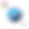 Cabochon bleu foncé 20mm