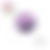 Cabochon mauve foncé 20mm