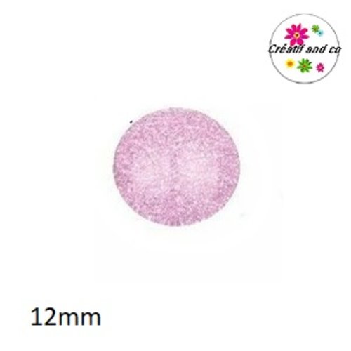 X2 cabochons bi couleur 12mm