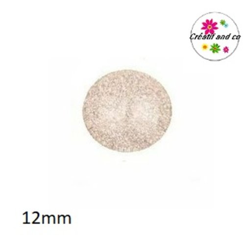 X2 cabochons bi couleur 12mm