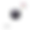 Bouton pression mauve/noir résine 18mm