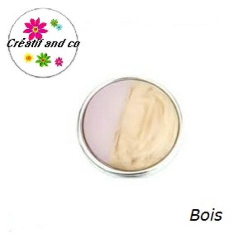Bouton pression bois rose 18mm