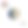 Bouton pression bois gris 18mm