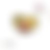 Bouton pression coeur humoristique