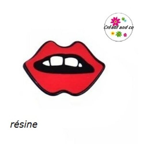 Bouton pression bouche résine