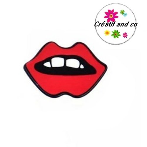 Bouton pression bouche acrylique