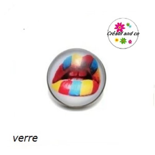 Bouton pression kiss coloré