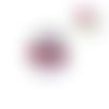 Bouton pression kiss drapeau