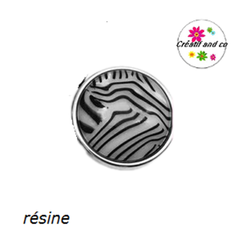 Bouton pression nacré