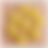 Breloque ourson jaune pâle résine 20mm