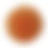 Bouton pression boule de fourrure synthétique orange
