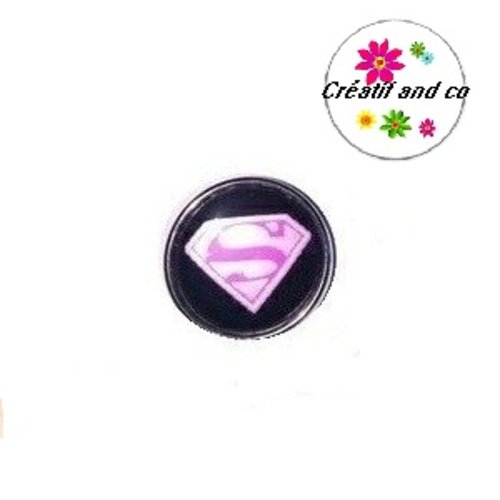 Bouton pression s fond noir