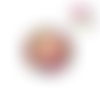 Bouton pression motif mandala