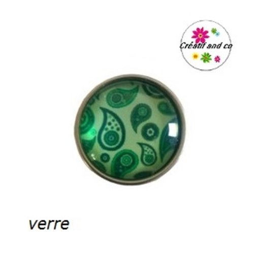 Bouton pression motif mandala