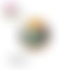 X2 cabochons van, vacances, soleil 10mm