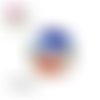 X2 cabochons van, vacances, soleil 10mm