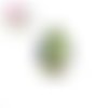 Cabochon goutte temps orageux 16x23mm