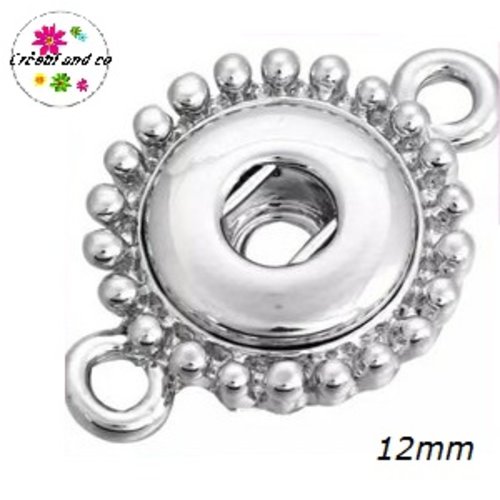 Connecteur pour bouton pression 12mm