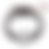 Bracelet élastique marron foncé pour bouton pression 18mm