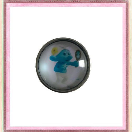 Bouton pression schtroumpf