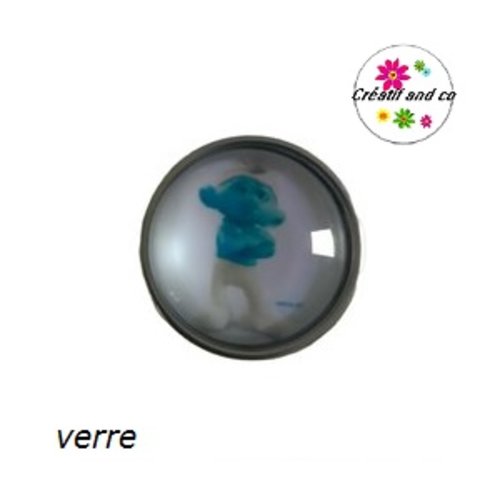 Bouton pression schtroumpf