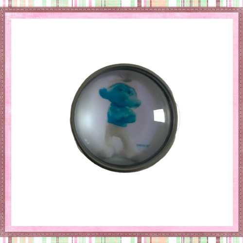 Bouton pression schtroumpf