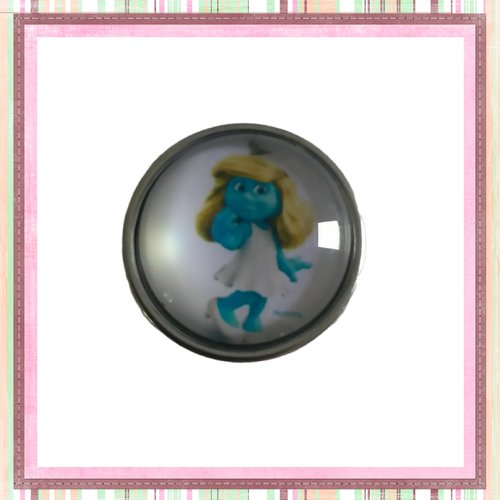 Bouton pression schtroumpfette