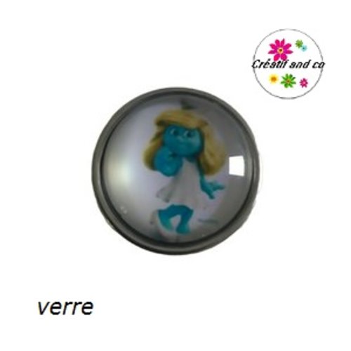 Bouton pression schtroumpfette