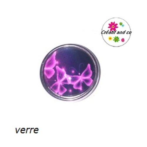 Bouton pression papillons