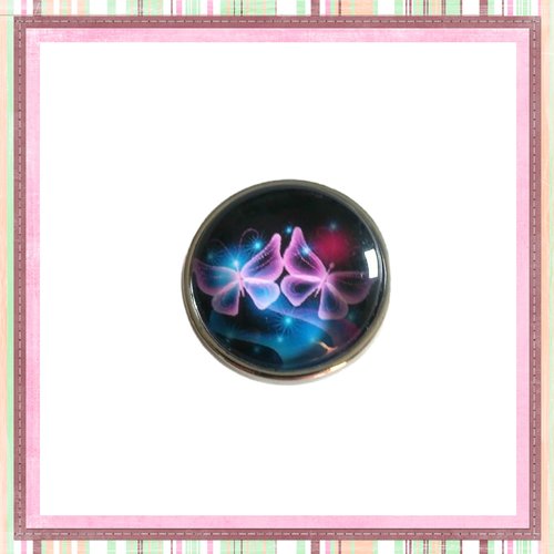 Bouton pression papillon