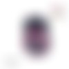 Bouton pression métal mauve