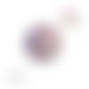 Bouton pression fleuri
