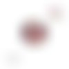 Bouton pression fleuri